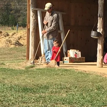 Cleaning up the barns